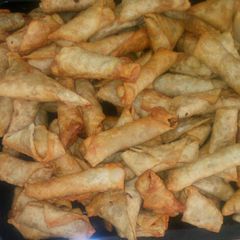 A picture of Vegetable spring rolls.