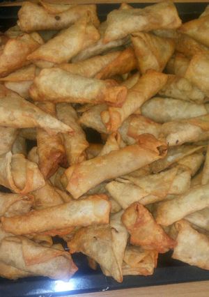 A picture of Vegetable spring rolls.