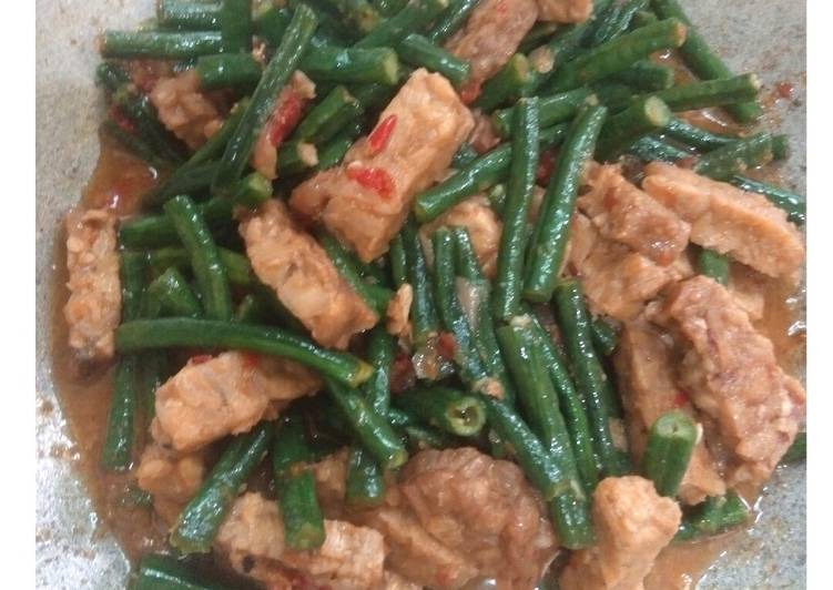 Asem manis kacang panjang