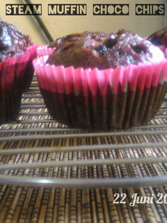 Foto resep Steam muffin choco chips