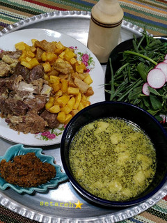 عکسی از دستور آبگوشت سفید (آبگوشت محلی ساوه)
