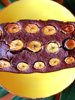 Una foto de Bizcocho de plátano y granola