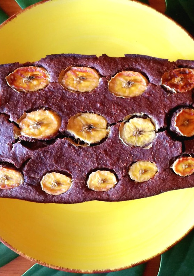 Una foto de Bizcocho de plátano y granola