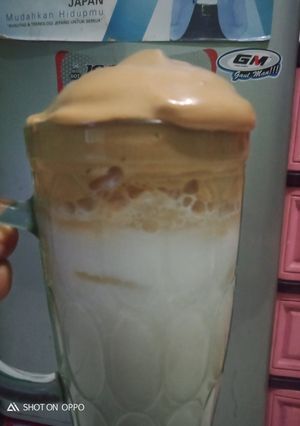 Foto resep Es yang lagi viral dalgona