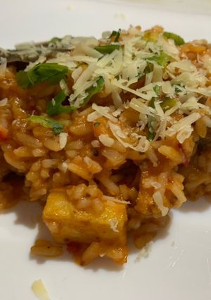 Una foto de Guiso de arroz