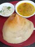 Proso Millet Cone Dosa. (Topi Dosa)