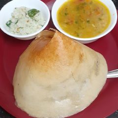 A picture of Proso Millet Cone Dosa. (Topi Dosa).
