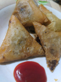 A picture of Crispy Chicken Samosa.