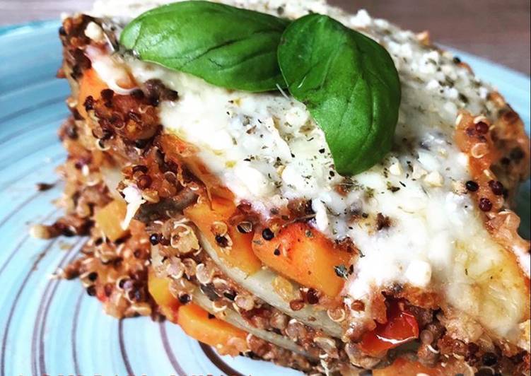 Easiest Way to Prepare Ultimate Kohlrabi-Quinoa-Lasagne