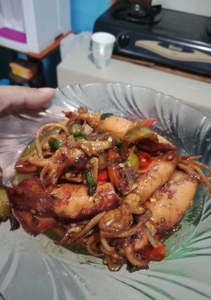Foto resep Cumi asin bumbu mentega