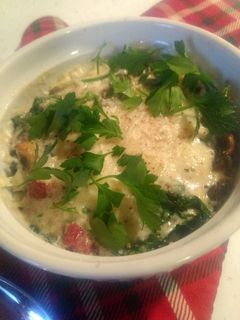 A picture of Creamy Baked Egg Breakfast/Brunch.
