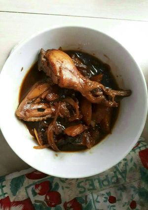 Foto resep Mpasi 1 th an ayam kecap ga pedes