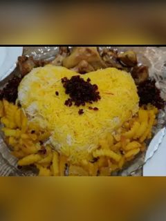 عکسی از دستور زرشک پلو با مرغ