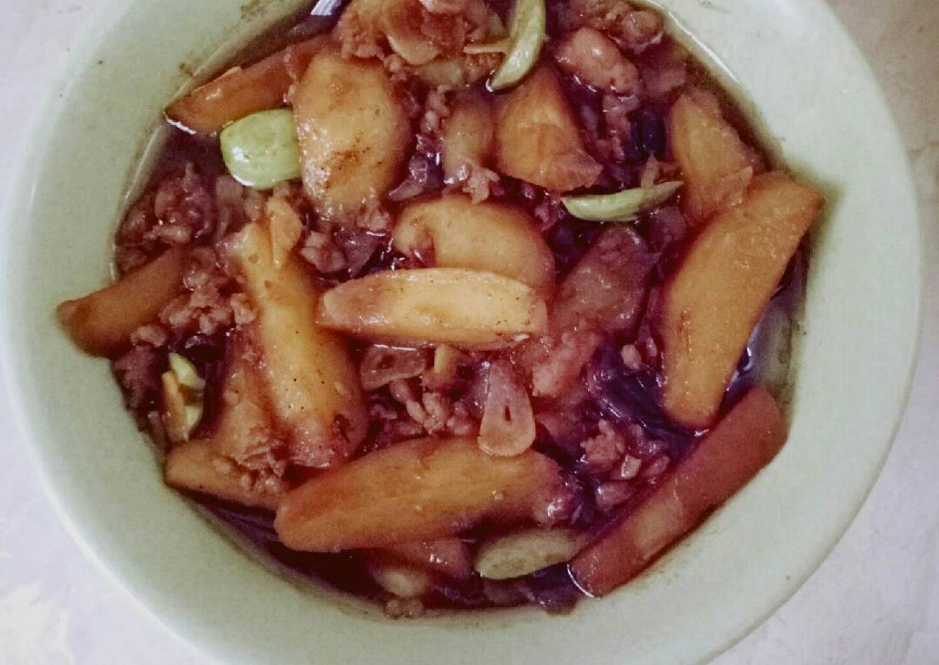 Babi kentang kecap