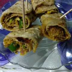 A picture of Kathi roll.