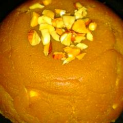 A picture of Besan Pudding.