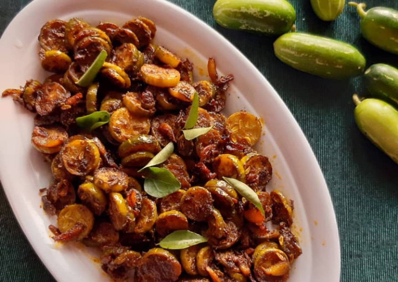 Ivy gourd pepper fry