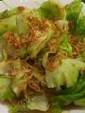 Tumis tunas kol saus tiram