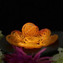 A picture of Kesar Jalebi.