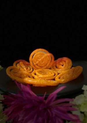 A picture of Kesar Jalebi.