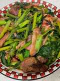 Stir-Fried Chinese Broccoli with Ham