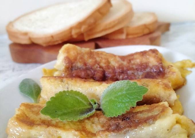 Roti Bakar Coklat Simple (Cemilan Akhir Bulan)