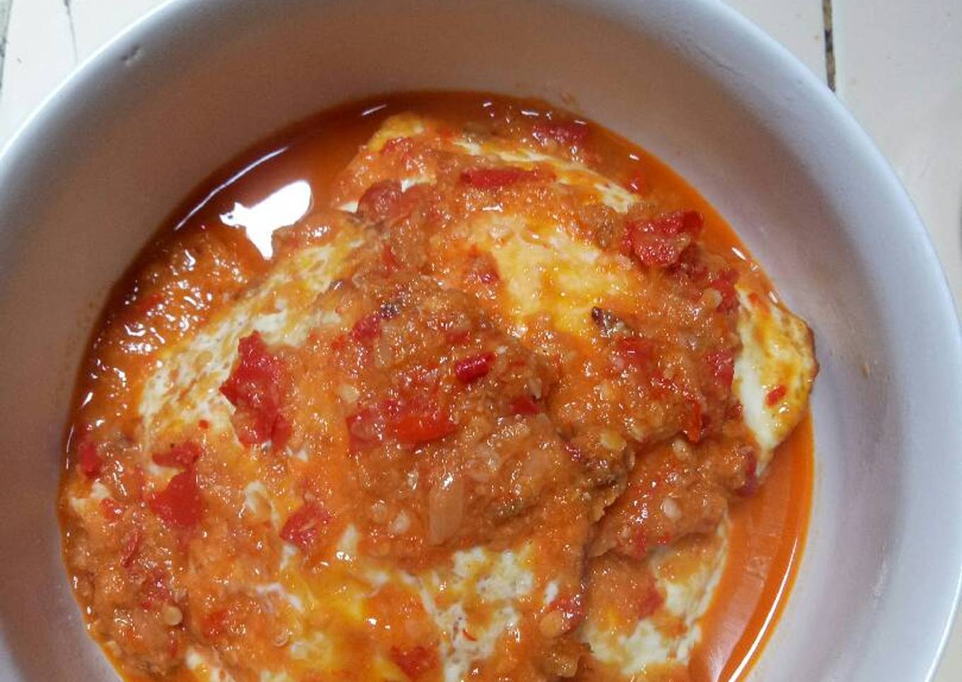 Telur balado mata sapi