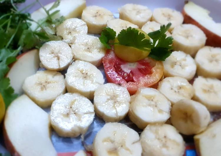 Easiest Way to Make Perfect Banana fruit chaat