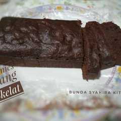 A picture of Brownies pisang cokelat simpel.