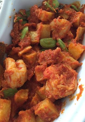 Foto resep Udang Balado Petai