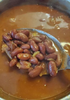 Una foto de Habichuelas rojas guisadas