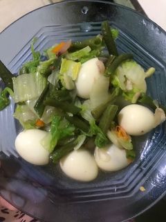 Foto resep Tumis sawi telor puyuh