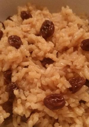 A picture of Rum-Raisin Rice.