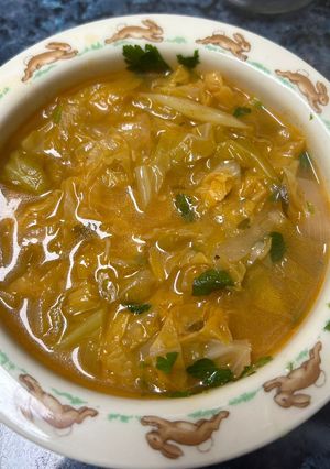 Una foto de Sopa armenia de repollo (Thermomix)