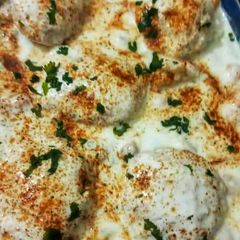 A picture of Dal mash dahi baray.
