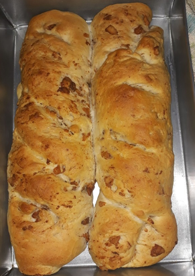Una foto de Pan con chicharrón