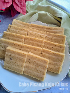 Foto resep Cake Pisang Keju Kukus