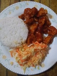 Una foto de Pollo Agridulce fácil y rico!
