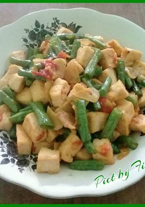 Foto resep Tumis Kacang Panjang duet Tahu