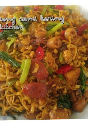 Foto resep Mie goreng cumi kering