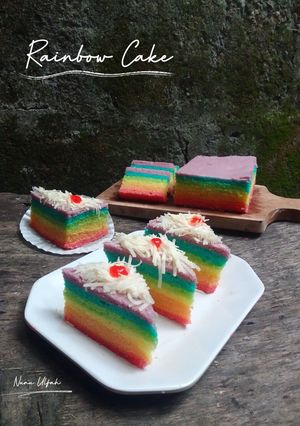 Foto resep Rainbow Cake