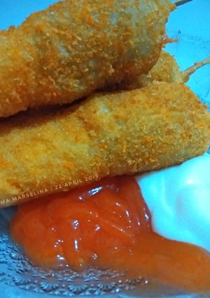 Foto resep Mozarella Corndog Jajanan Kekinian