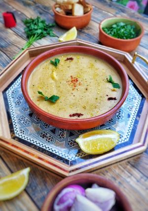 صورة لوصفة شوربة العدس المصرية
