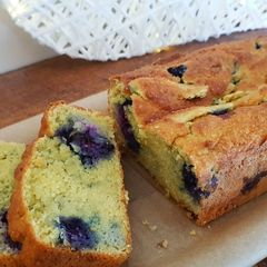 A picture of Low Carb Blueberry Loaf.