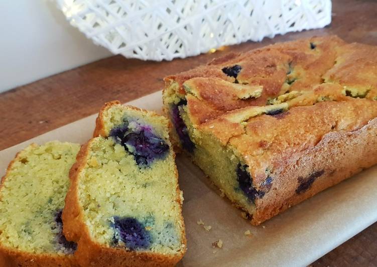 Steps to Prepare Speedy Low Carb Blueberry Loaf