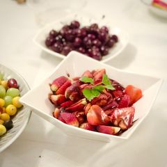 A picture of Strawberries with Balsamic Vinegar.