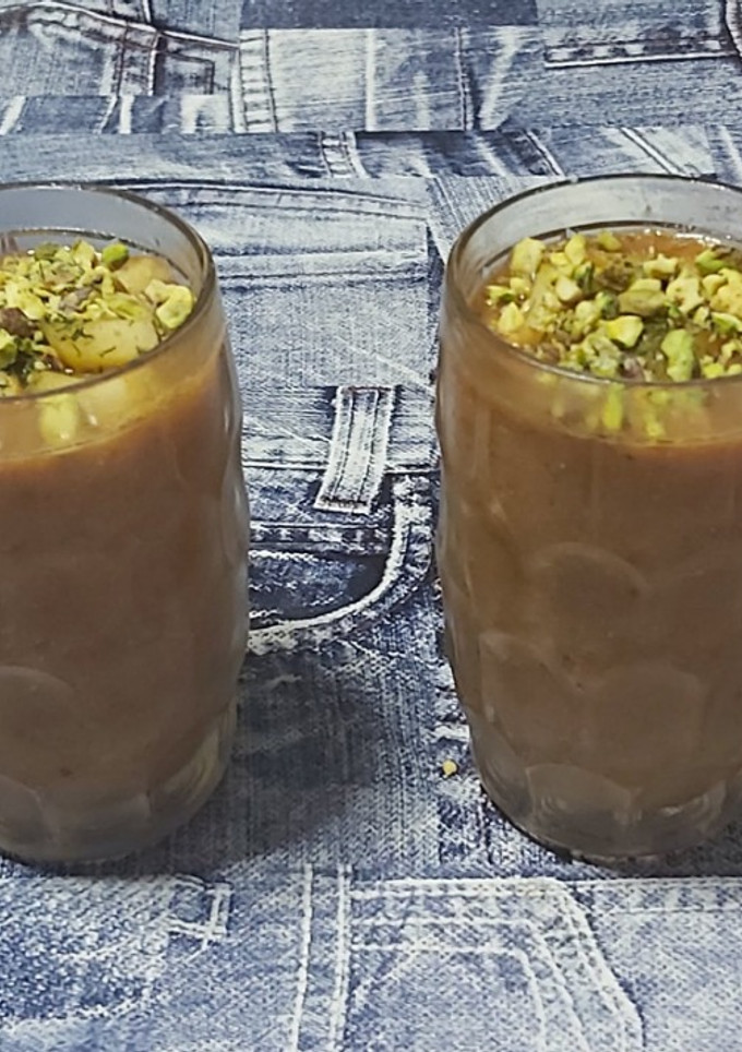 Una foto de Batido de frutas refrescante