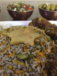 عکسی از دستور باقالی پلو با ماهیچه
