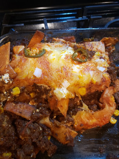 A picture of Version Tex Mex Beef Casserole (Can be altered for Low carbs).