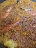 Paella de marisc con gambones